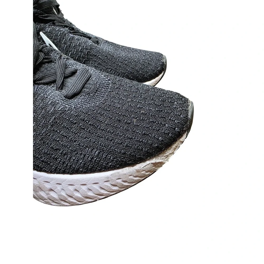 Nike React Infinity Run Flyknit 3 FK Size 9 Black White Running Women Shoe Sneak